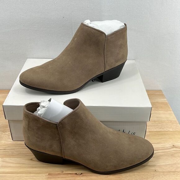 Style & Co Wileyy Ankle Booties- Taupe- Size 8 M- NIB - Picture 1 of 7